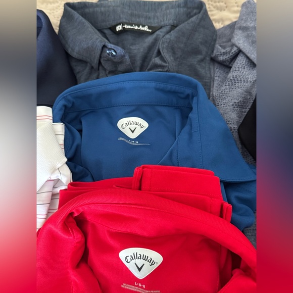 Callaway Other - 7 total Callaway + Men's Polo Golf Shirts gently worn size L/XL